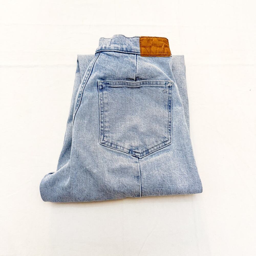 Madewell Emmett Wide-Leg Light Wash Denim Jeans Size 25